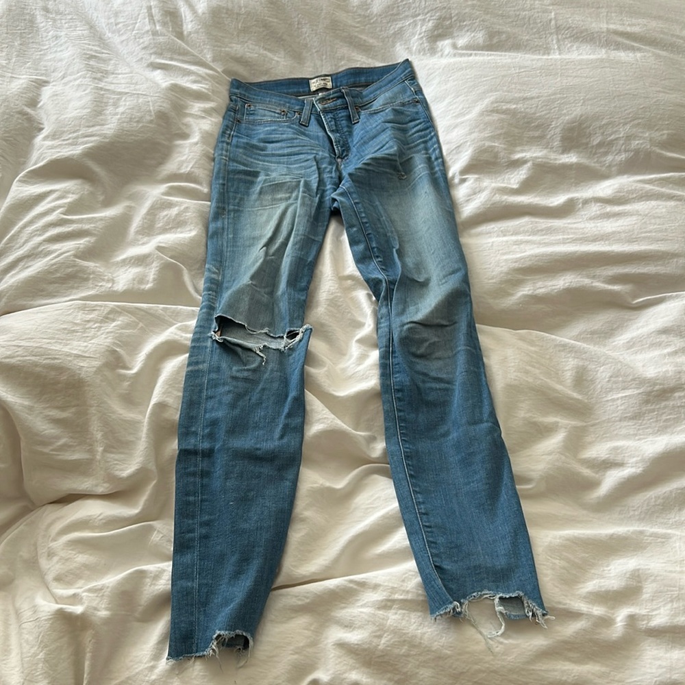 J. Crew lightly worn size 25 TALL jeans
